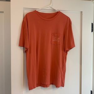 Orange/pink Vineyard Vines tshirt
